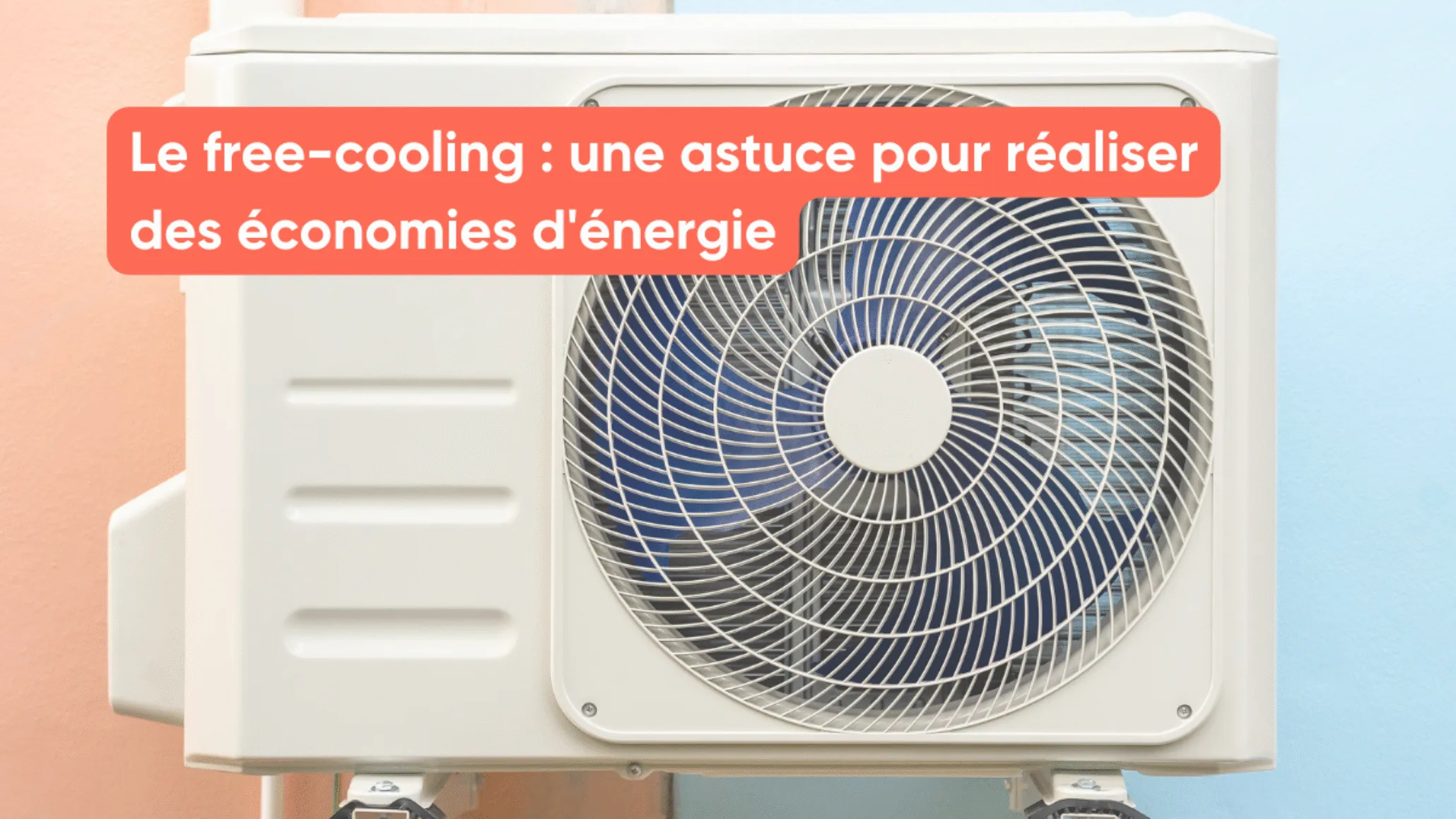 Le free-cooling en est une. Cette méthode de ventilation intensive consiste à refroidir un bâtiment par ventilation en utilisant l’énergie gratuite de l’air extérieur lorsque la température extérieure est inférieure à la température intérieure du bâtiment. Le free-cooling peut être de différentes sortes : mécanique, naturel ou hybride selon que le débit d’air soit généré de façon naturelle ou grâce à un système de traitement d’air adapté.