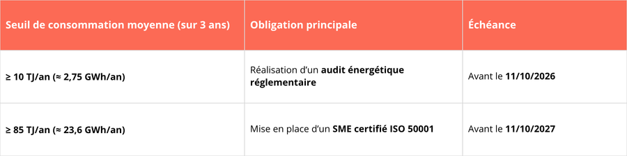Obligation des entreprises en matière d'audits énergétiques dans le tertiaire 