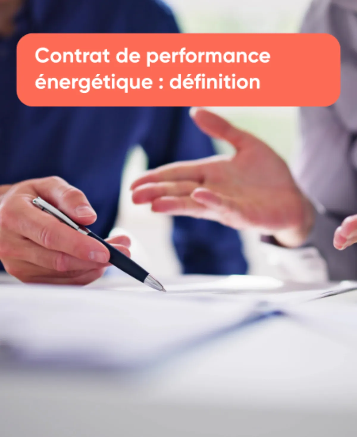 Contrat de performance énergétique définition