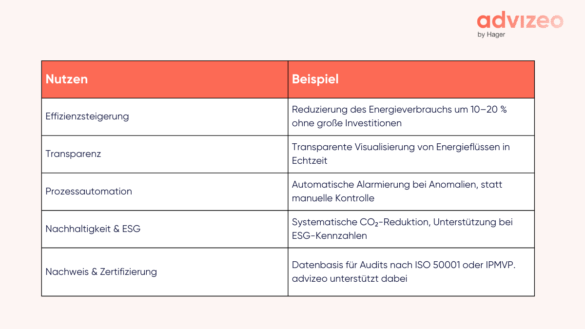 Überblick Der Mehrwert eines ganzheitlichen Energiedatenmanagements