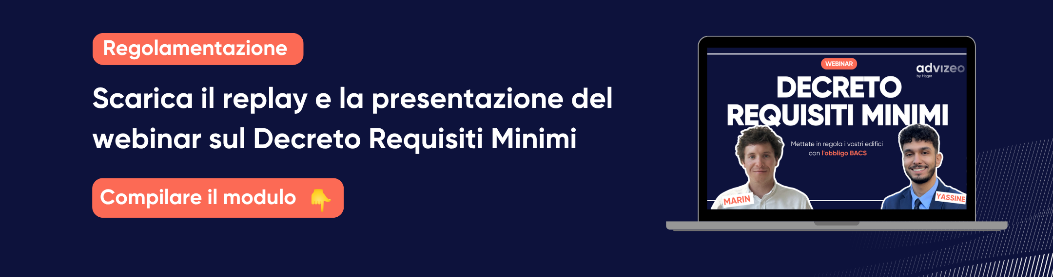 Scarica il replay e la presentazione del webinar sul Decreto Requisiti Minimi